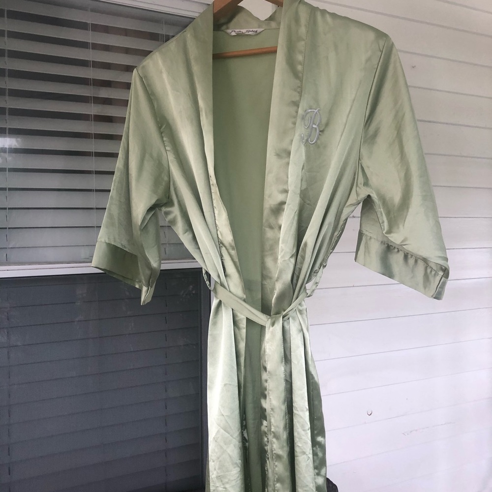 Robe. Letter B on it